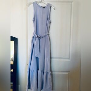 A New Day Light Sleeveless Maxi Dress with Tie Waist